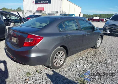 2012 Honda Civic Ex из США, поврежденный, VIN 2HGFB2F83CH311131